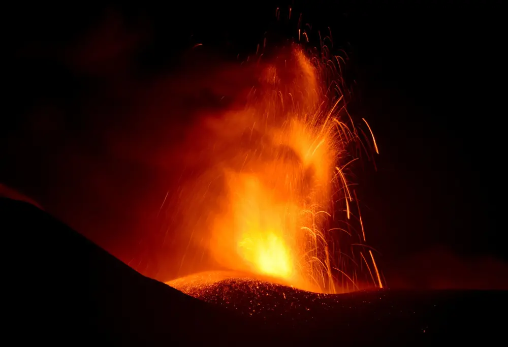 Mount Etna Erupts Again, Sending Massive Ash Cloud Over Sicily and Disrupting Flights
