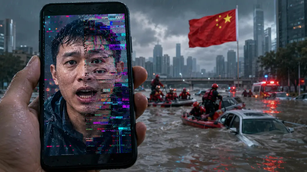 China Battles Surge of AI Deepfake Videos as Flood Crisis Fuels Online Misinformation