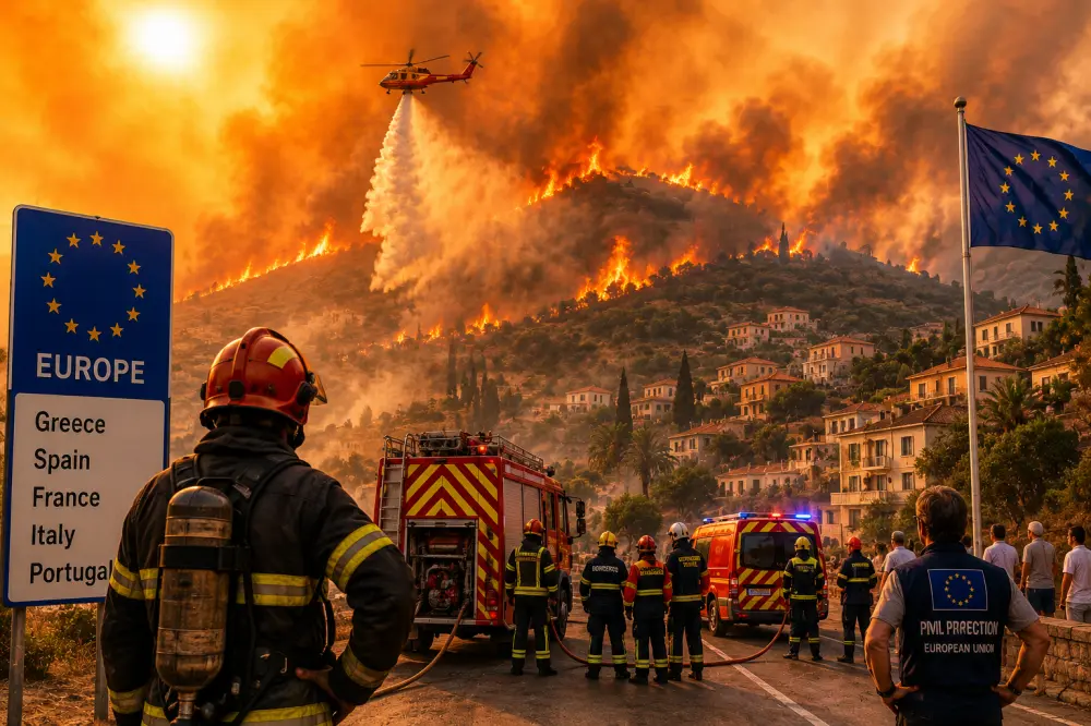 Europe Braces for New Wildfire Emergency as Extreme Heat Spreads Across Southern Countries